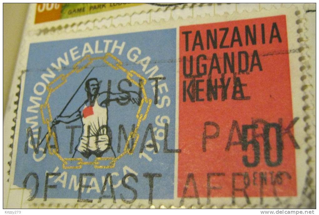 Kenya Uganda Tanzania 1966 Commonwealth Games Jamaica 50c - Used - Kenya, Uganda & Tanzania