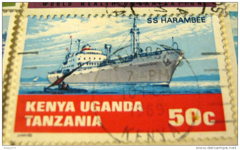 Kenya Uganda Tanzania 1968 SS Harambee 50c - Used - Kenya, Uganda & Tanzania