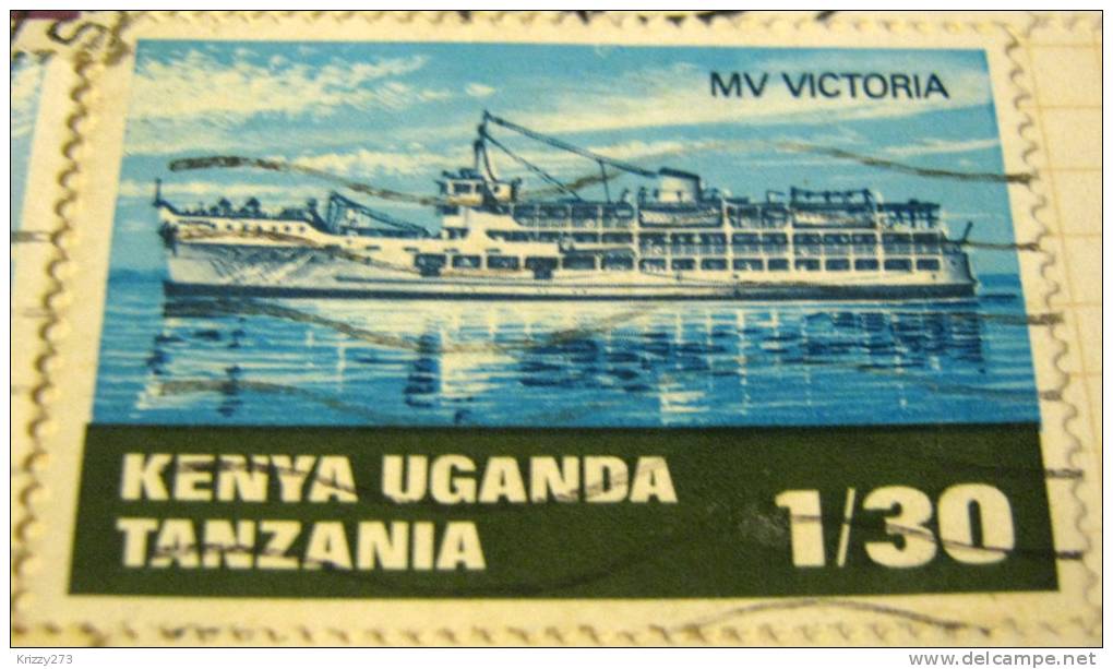 Kenya Uganda Tanzania 1968 MV Victoria 1.30s - Used - Kenya, Ouganda & Tanzanie