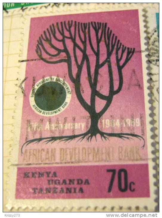 Kenya Uganda Tanzania 1969 5th Anniversary Of African Development Bank 70c - Used - Kenya, Uganda & Tanzania