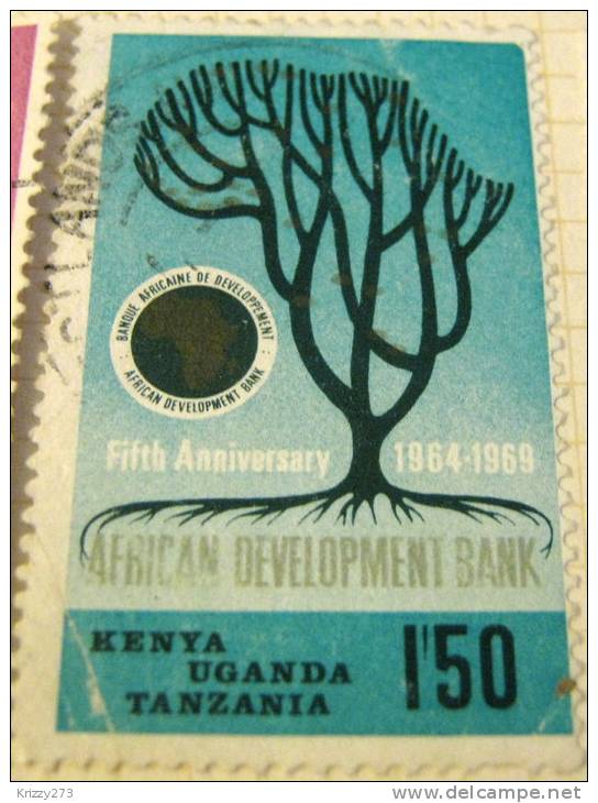 Kenya Uganda Tanzania 1969 5th Anniversary Of African Development Bank 1.50s - Used - Kenya, Ouganda & Tanzanie