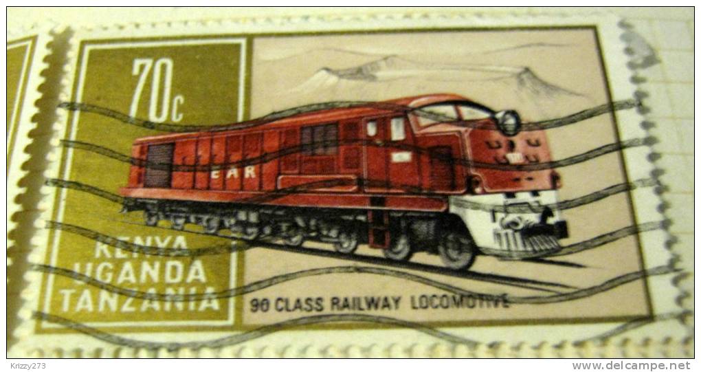 Kenya Uganda Tanzania 1971 90 Class Railway Locomotive 70c - Used - Kenya, Uganda & Tanzania