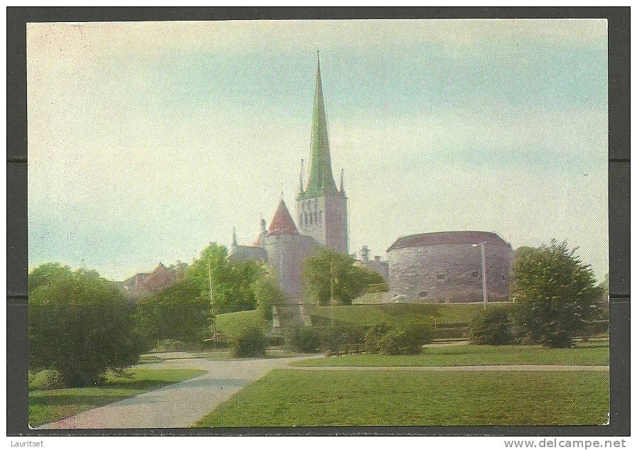 ESTLAND Estonia Estonie 1971 Pre-stamped Postcard Ansichtskarte Niguliste Kirche Reval Tallinn Unused Unbenutzt - Estonia