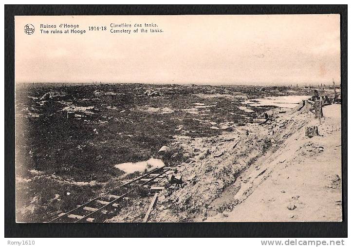 Ruines D'Hooge - Cimitière Des Tanks. 1914-18. - Lier