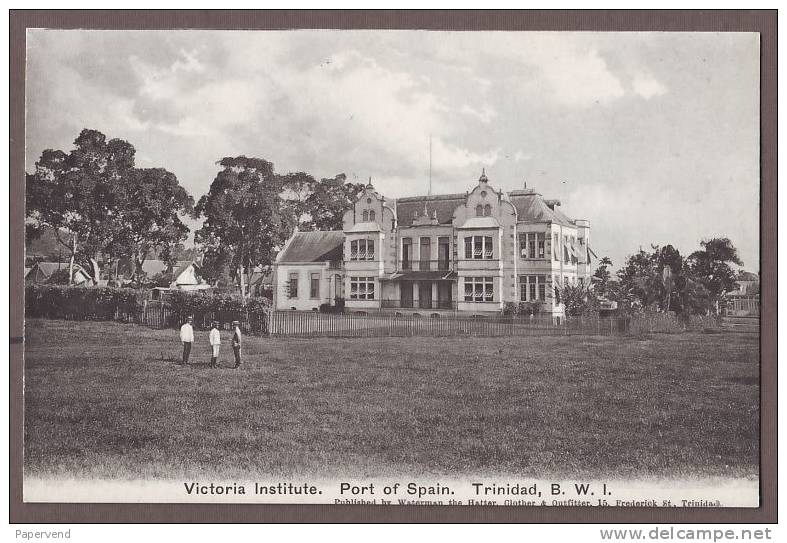 TRINIDAD Port Of Spain   Victoria Institute  Tr33 - Trinidad