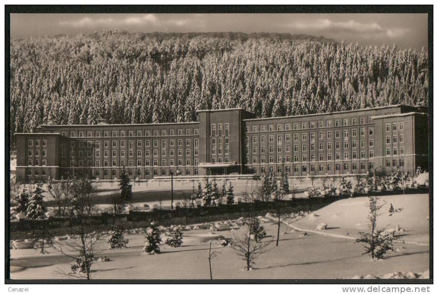 AK Erlabrunn, Bergarbeiter-Krankenhaus, Gel, 1975 - Breitenbrunn