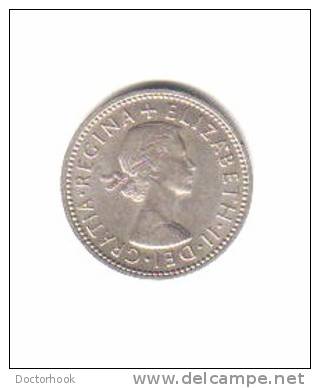 GREAT BRITAIN    1  SHILLING  1960  (KM # 904) - I. 1 Shilling