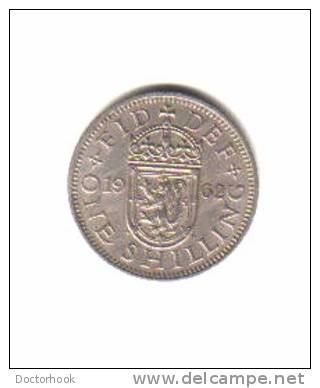 GREAT BRITAIN    1  SHILLING  1962  (KM # 904) - I. 1 Shilling