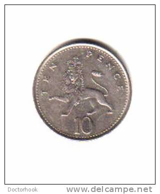 GREAT BRITAIN    10  PENCE  1992 (KM # 938b) - 10 Pence & 10 New Pence
