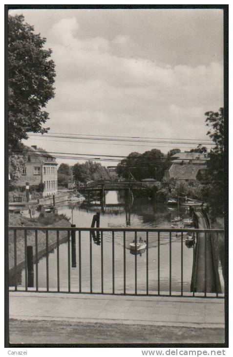 AK Zehdenick, Blick Zur Zugbrücke, Gel, 1960 - Zehdenick