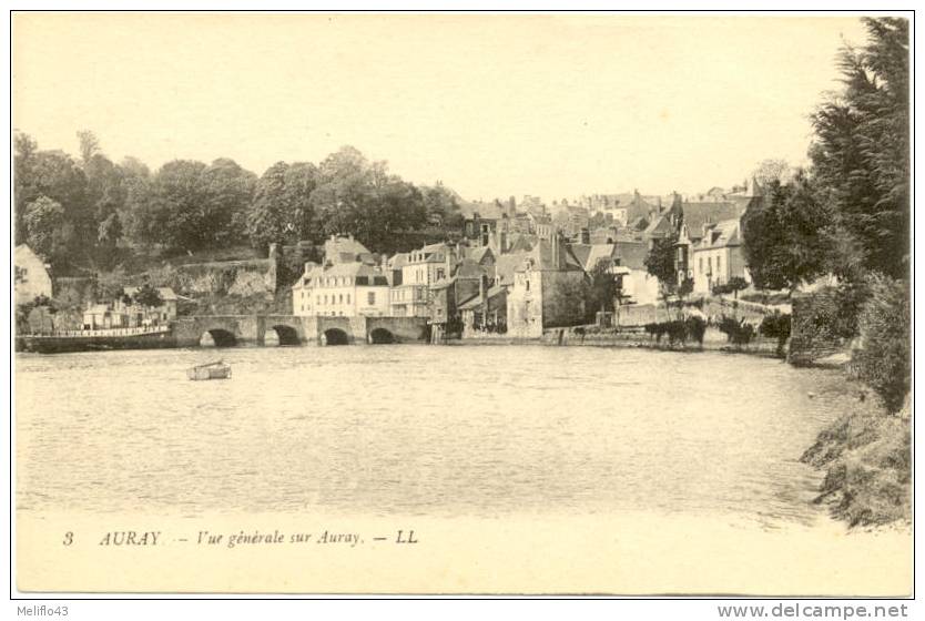 56/CPA - Auray - Vue Générale Sur Auray - Auray