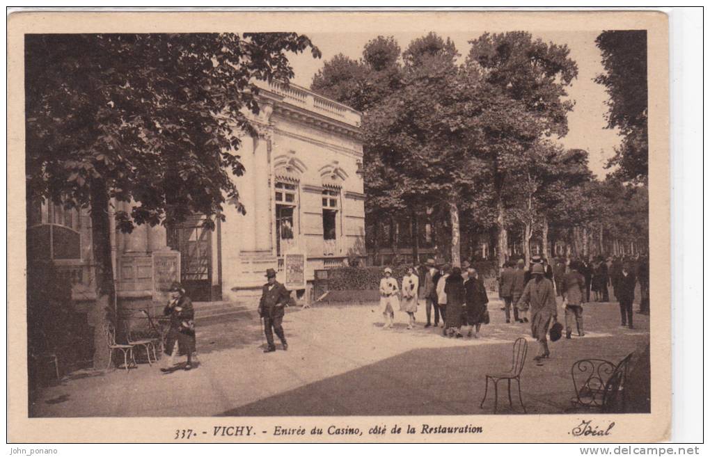 [8] Vichy Entrée Du Casino Côté De La Restauration - Vichy