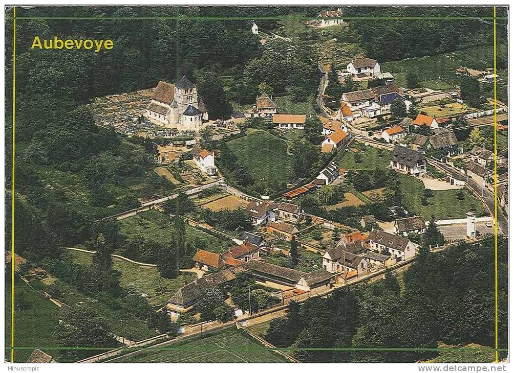 CPM 27 - Aubevoye - Vue Générale Aérienne - Aubevoye