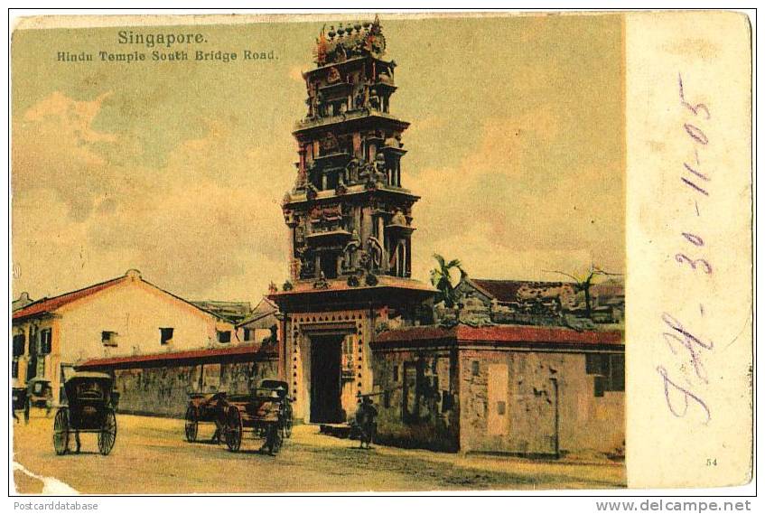 Singapore - Hindu Temple South Bridge Road - Singapore