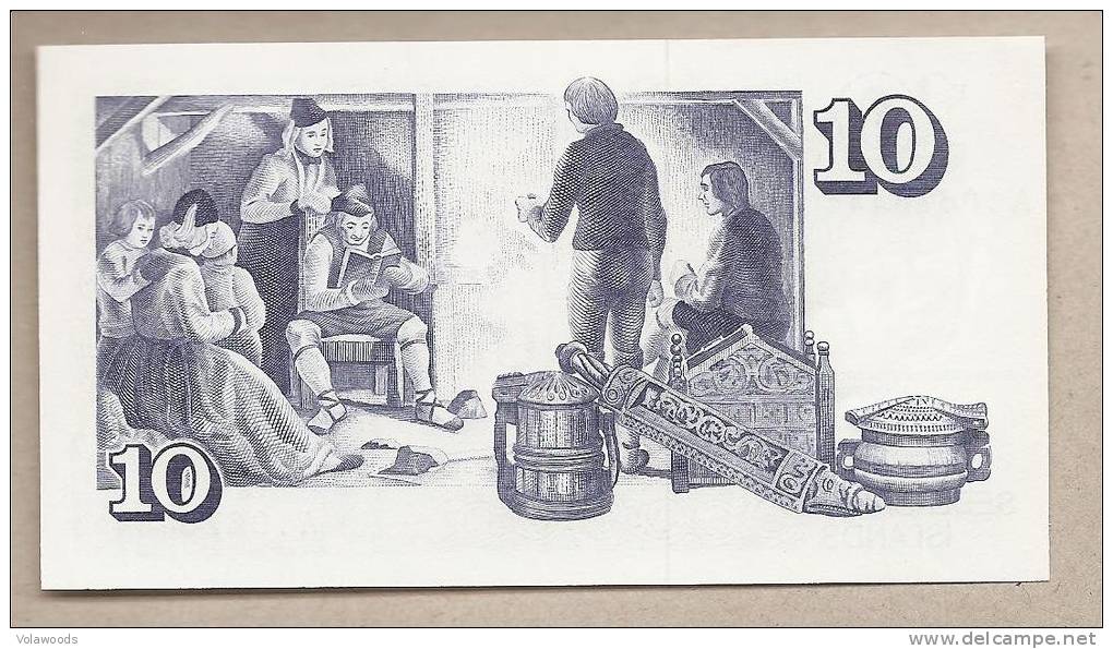 Islanda - Banconota Non Circolata Da 10 Corone - 1961 - Iceland
