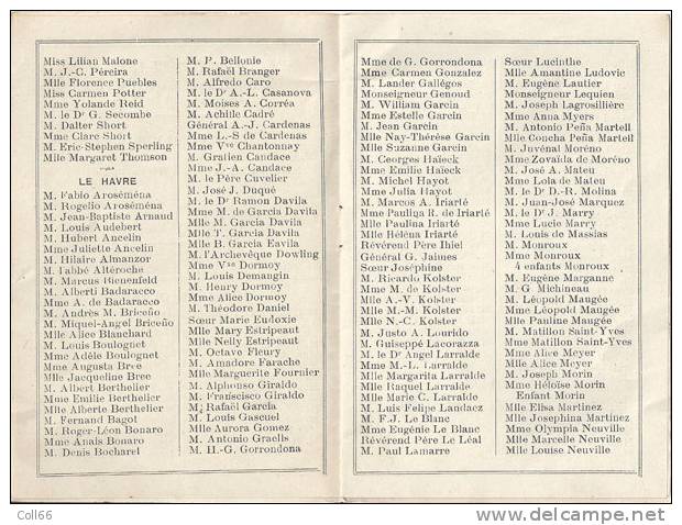 1924Cie Générale Transatlantique Liste Des Passagers Illustrée Ligne Des Antilles CGT Peut-être Votre Ancêtre!!!RARE - Other & Unclassified