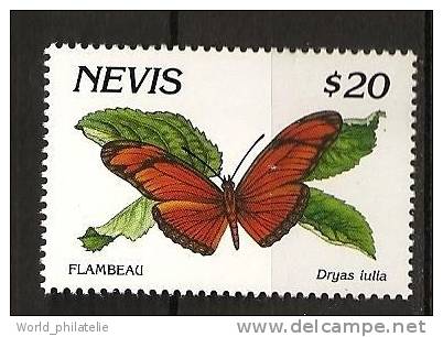 Nevis 1991 N° 605 ** Courants, Papillons, Dryas Julia, Drias Iulia Erroné - St.Kitts En Nevis ( 1983-...)