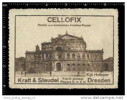 Old Original German Poster Stamp (advertising Cinderella) Camera,photo Equipment,Fotografie,photography - Fotografie