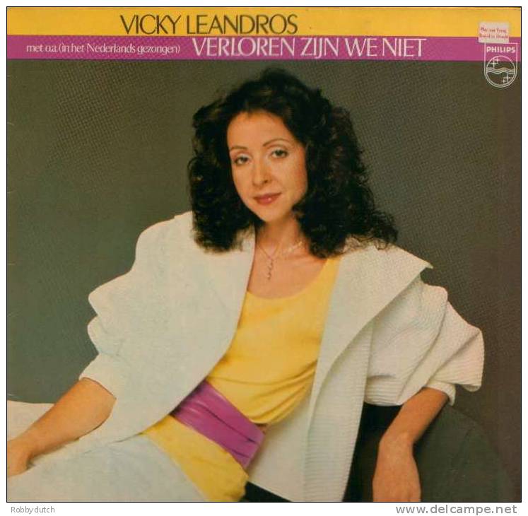 * LP *  VICKY LEANDROS - VERLOREN ZIJN WE NIET (Dutch Only 1982 EX-!!!) - Sonstige - Deutsche Musik