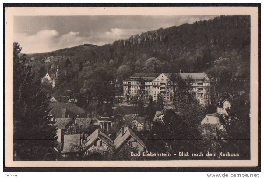 AK Bad Liebenstein, Blick Nach Dem Kurhaus, Ung, 1958 - Bad Liebenstein