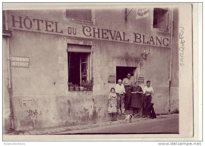 Carquefou   Hotel Du Cheval Blanc   ( Carte Photo ) - Carquefou