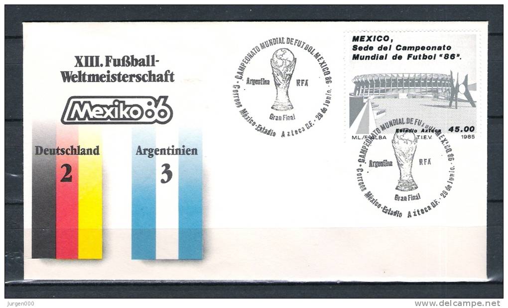 MEXICO, 29/06/1986, Campeonato Mundial De Futbol Mexico (GA1856) - 1986 – Mexico