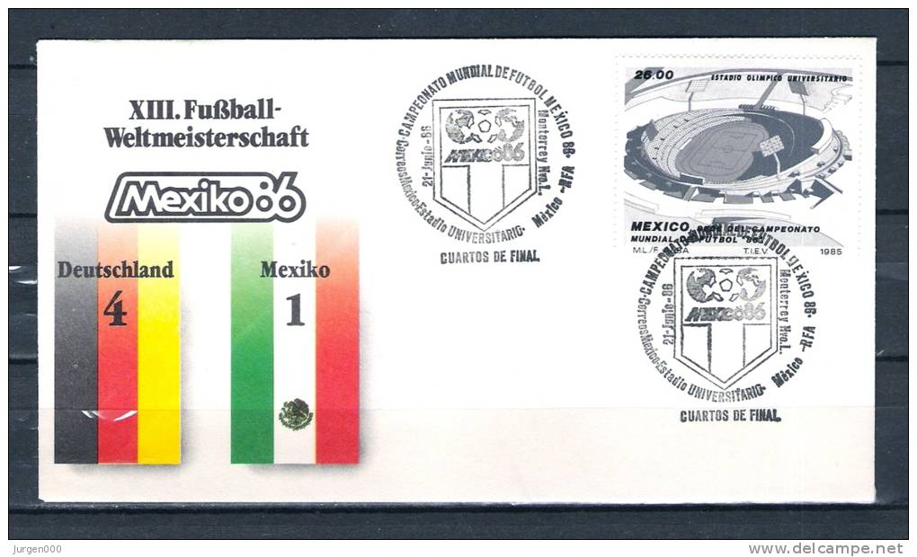 MEXICO, 21/06/1986, Campeonato Mundial De Futbol Mexico (GA1861) - 1986 – Mexico