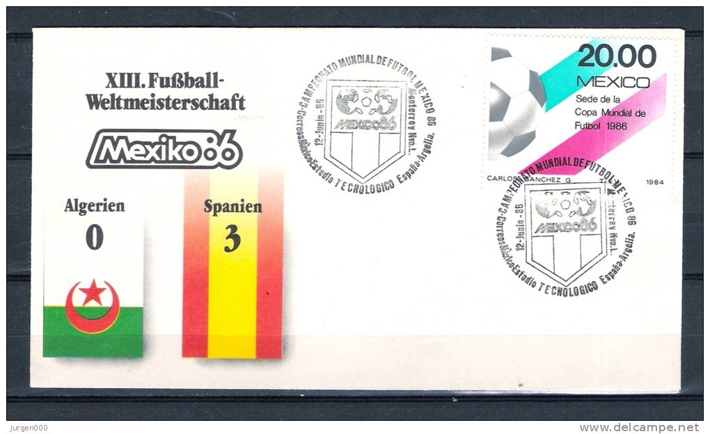 MEXICO, 12/06/1986, Campeonato Mundial De Futbol Mexico (GA1923) - 1986 – Mexico