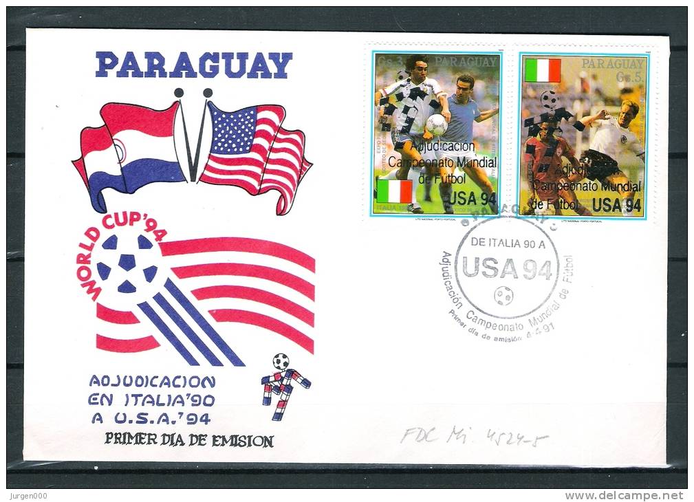 USA, 04/04/1991 Adjudicacion Campeonato Mundial De Futbol  (GA1950) - 1994 – USA