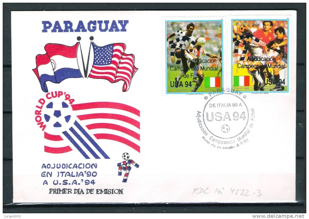 USA, 04/04/1991 Adjudicacion Campeonato Mundial De Futbol (GA4758) - 1994 – USA