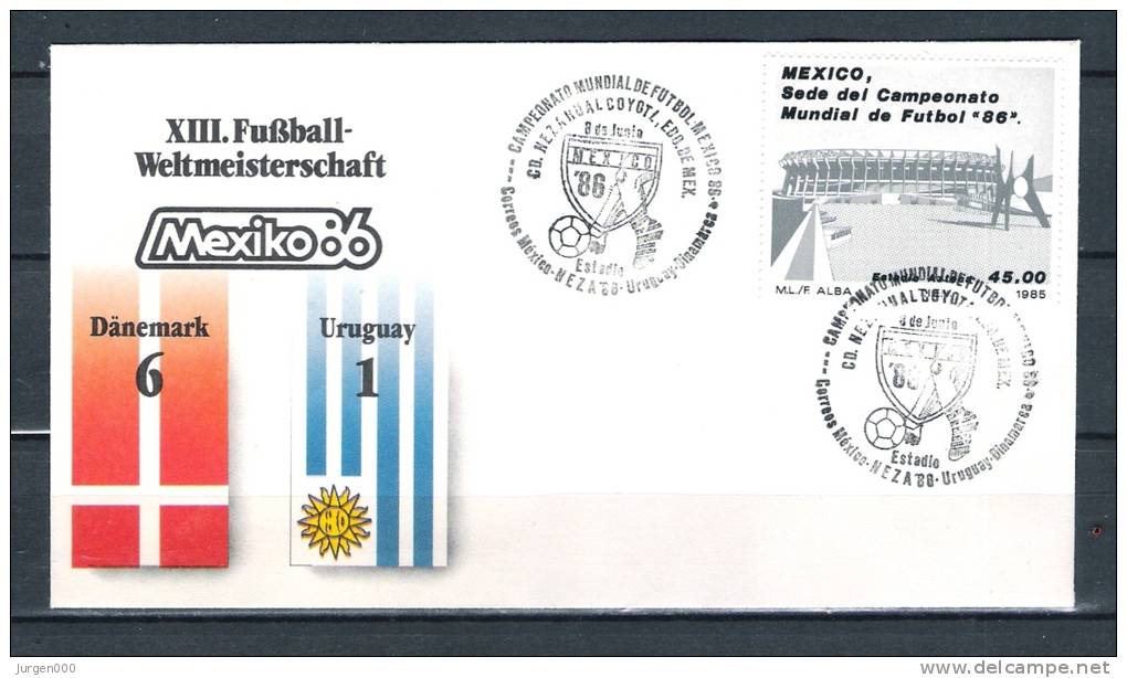 MEXICO, 08/06/1986 Campeonato Mundial De Futbol Mexico (GA4777) - 1986 – Messico