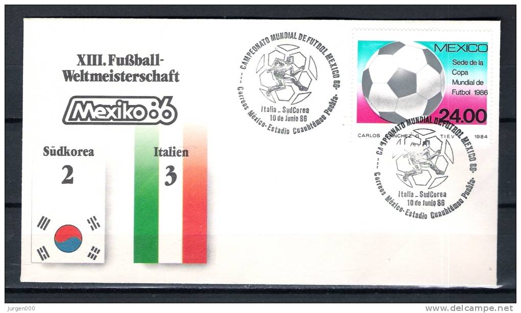 MEXICO, 10/06/1986 Campeonato Mundial De Futbol Mexico (GA4794) - 1986 – Messico