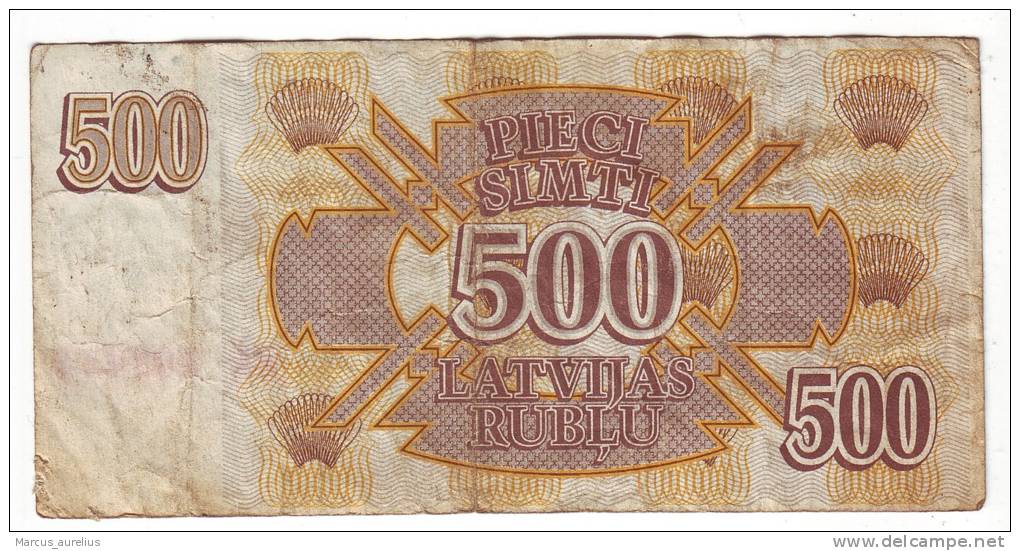 Latvia 500 Rublu 1992 - Latvia