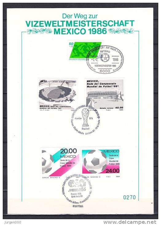 MEXICO, 25/06/1986 Campeonato Mundial De Futbol Mexico (GA4830) - 1986 – Messico