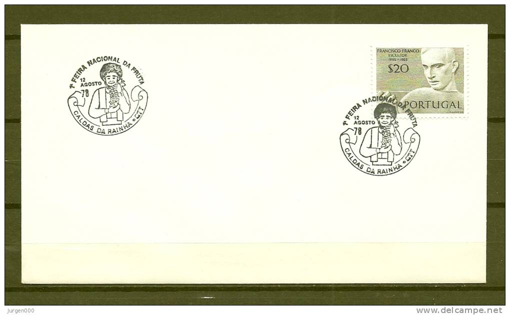 PORTUGAL, 12/08/1978 Feira Nacional Da Fruta  - CALDAS (GA3150) - Vinos Y Alcoholes