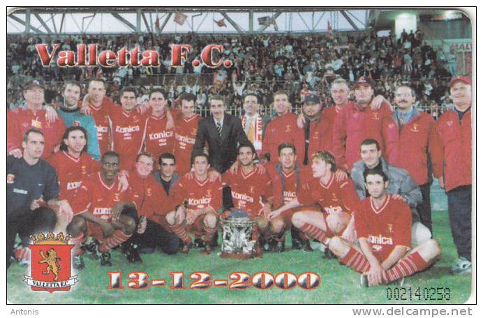 MALTA - Valetta F.C., Tirage 20000, Used - Malte