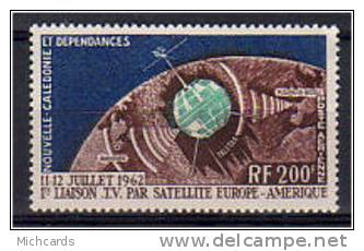NOUVELLE CALEDONIE 1962 - Telecommunications Spatiales - Liaison Europe Amerique - Neuf Sans Charniere (Yvert A 73) - Neufs