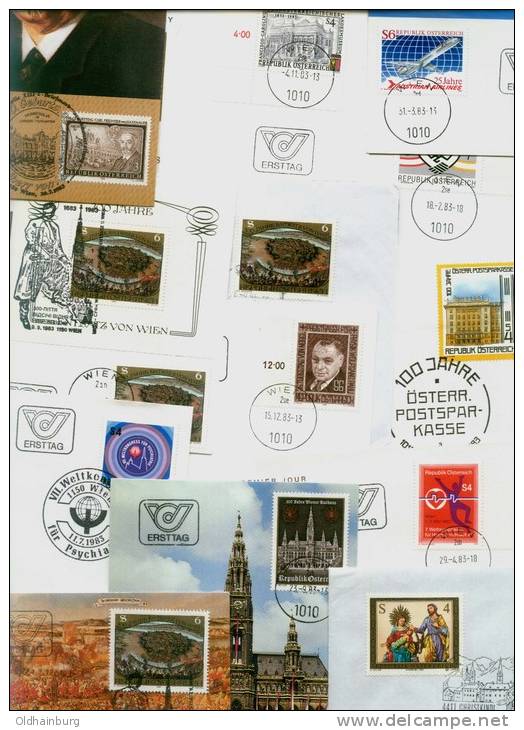 923: Briefe, FDCs, MKs Aus 1983 - Sammlungen