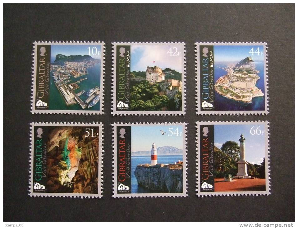 GIBRALTAR   2012   VISIT  EUROPE   COMPLETE SET     MNH**  (Q1-338) - 2012