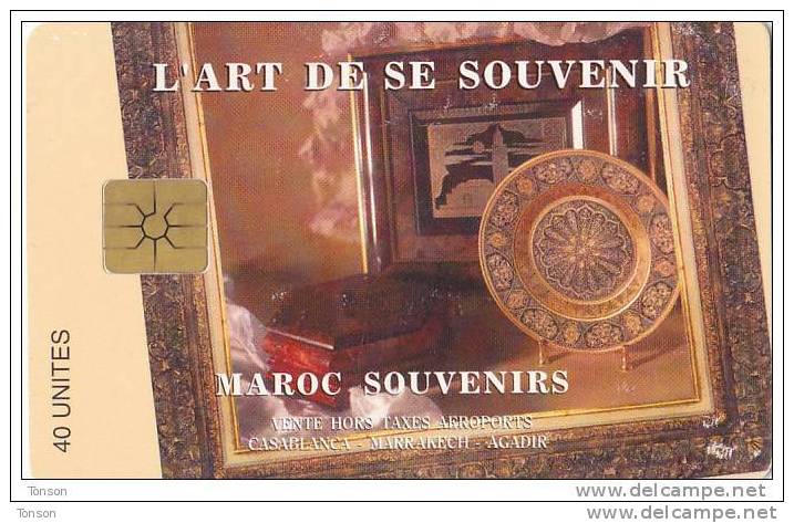 Morocco, MOR-C-?, 40 Units, Maroc Souvenirs,  2 Scans. - Morocco