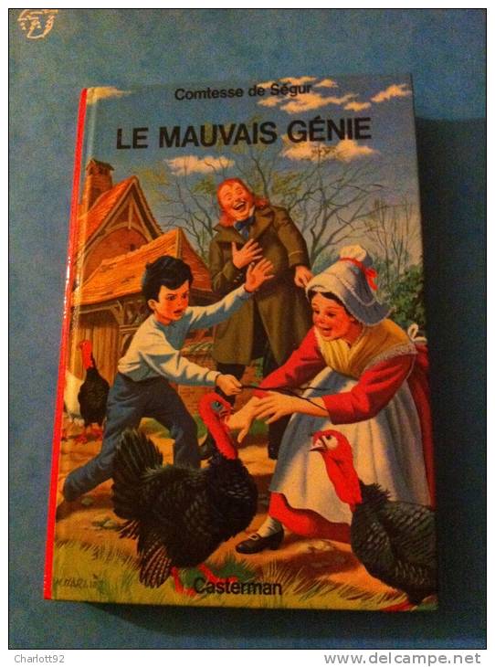 COMTESSE DE SEGUR LE MAUVAIS GENIE - Bibliothèque Rose