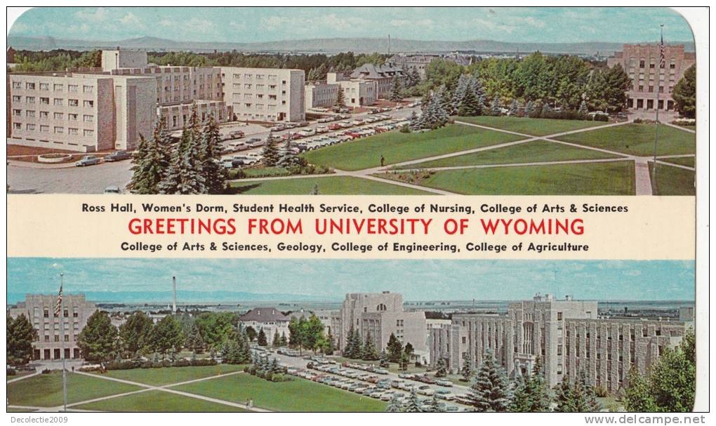 BR23775 University Of Wyoming    2 Scans - Autres & Non Classés