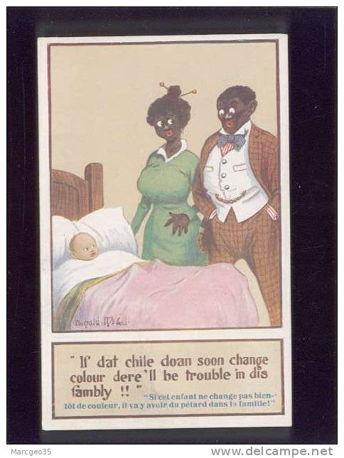 Si Cet Enfant Ne Change Pas Bientôt De Couleur... Illustrée Par Donald Mac Gill édit. Inter Art N° 1427 Négritude - Mc Gill, Donald