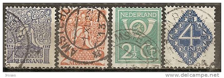 Pays-Bas Netherlands 1923 Serie Complete Obl - Usati