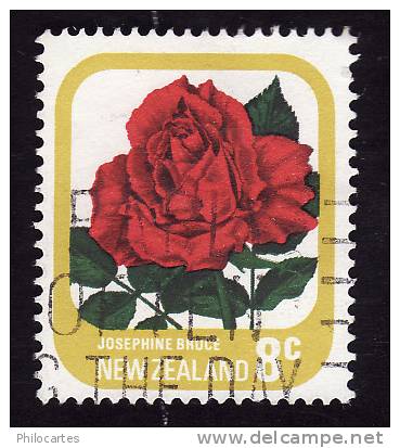 Nouvelle Zelande  1975 -  YT   652  - Rose Joséphine Bruce -  Oblitéré - Used Stamps
