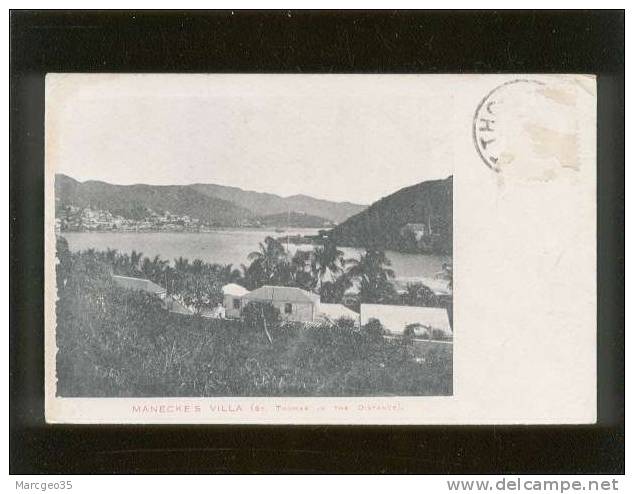 Manecke's Villa  St Thomas In The Distance édit. Taylor's Book Store Iles Vierges - Virgin Islands, British