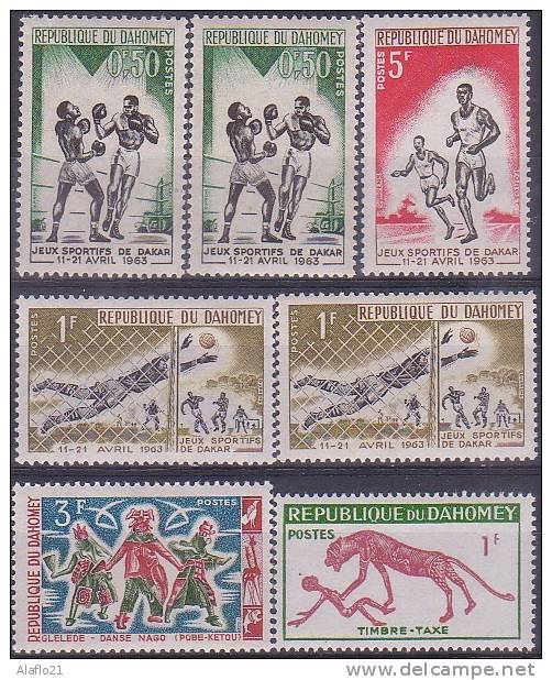 µ12 -  DAHOMEY - LOT TIMBRES NEUFS SANS CHARNIERE - LUXE - Sonstige & Ohne Zuordnung