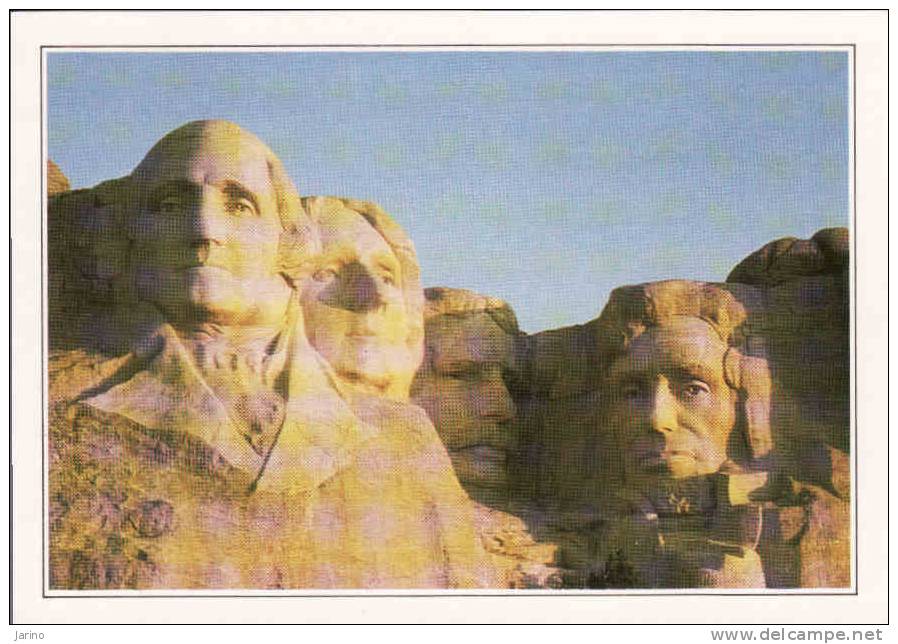 Etats-Unis,USA,South Dakota,Mount Rushmore,Heads Of Four Presidents, Editeur:Edito-Service S.A.,Imprimé En CE.,reedition - Mount Rushmore
