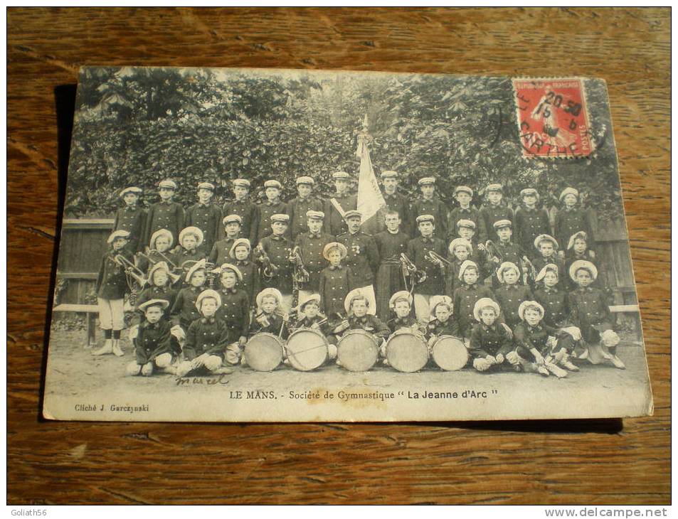 CPA Du Mans - Société De Gymnastique "La Jeanne D´Arc", Carte Animée - Le Mans