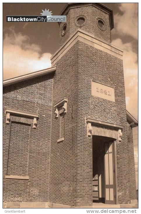 Blacktown, Sydney - 1841 St Bartholemew's Church, Prospect - Council Reproduction Card Unused - Sydney